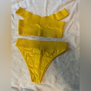 Yellow bikini set